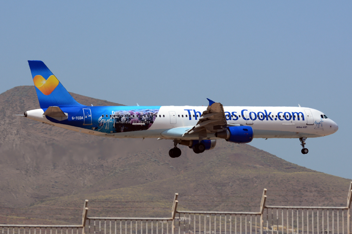 G-TCDA · Airbus A321-211 · (LPA / GCLP)