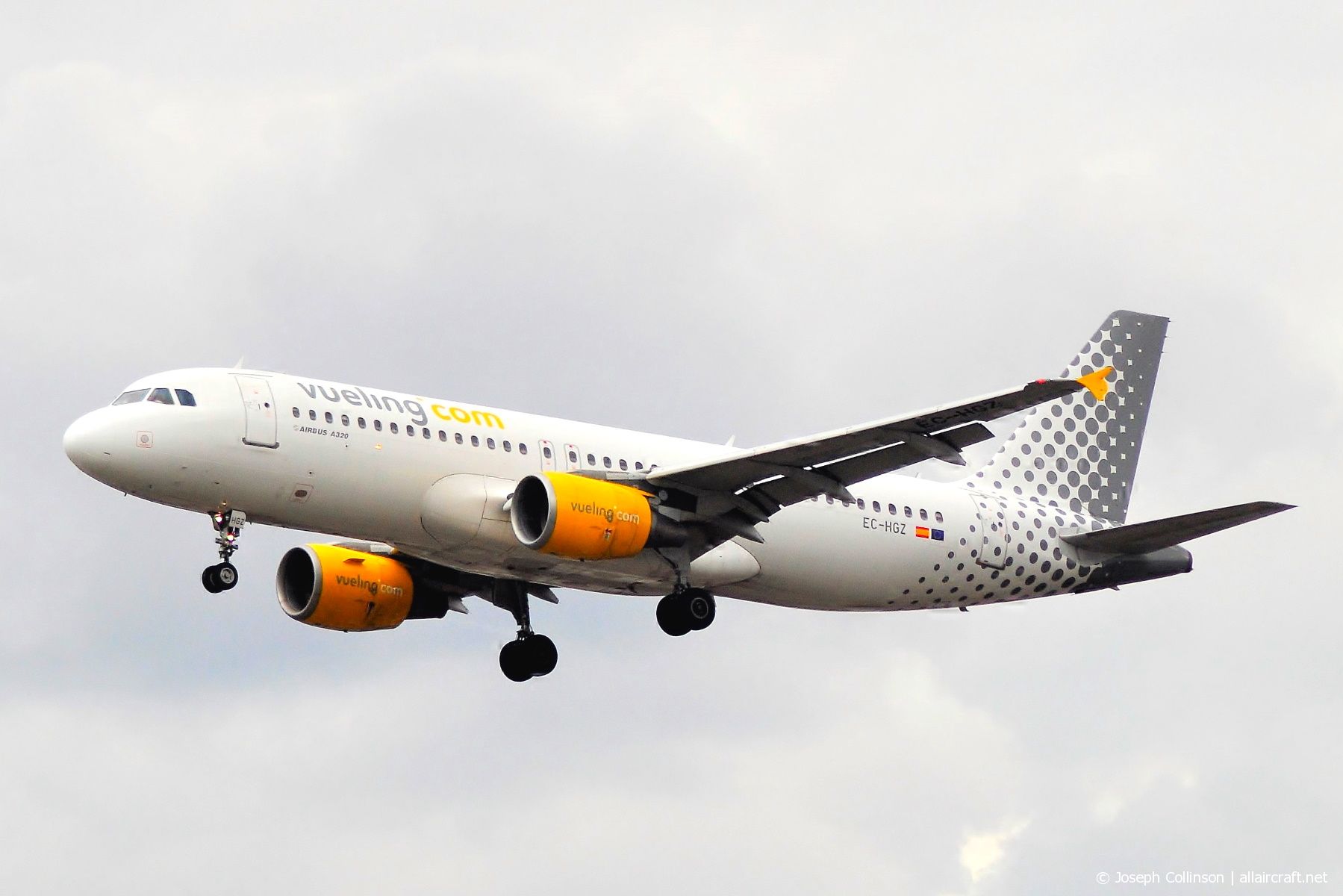 EC-HGZ · Airbus A320-214 · (LHR / EGLL)
