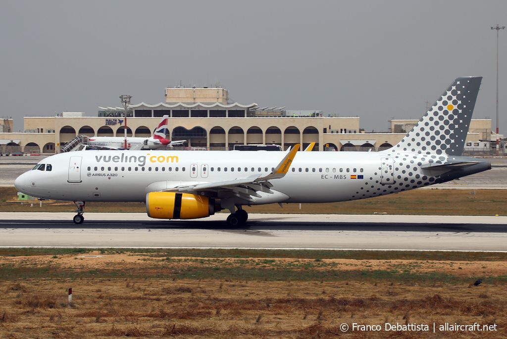 EC-MBS · Airbus A320-232(WL) · (MLA / LMML)