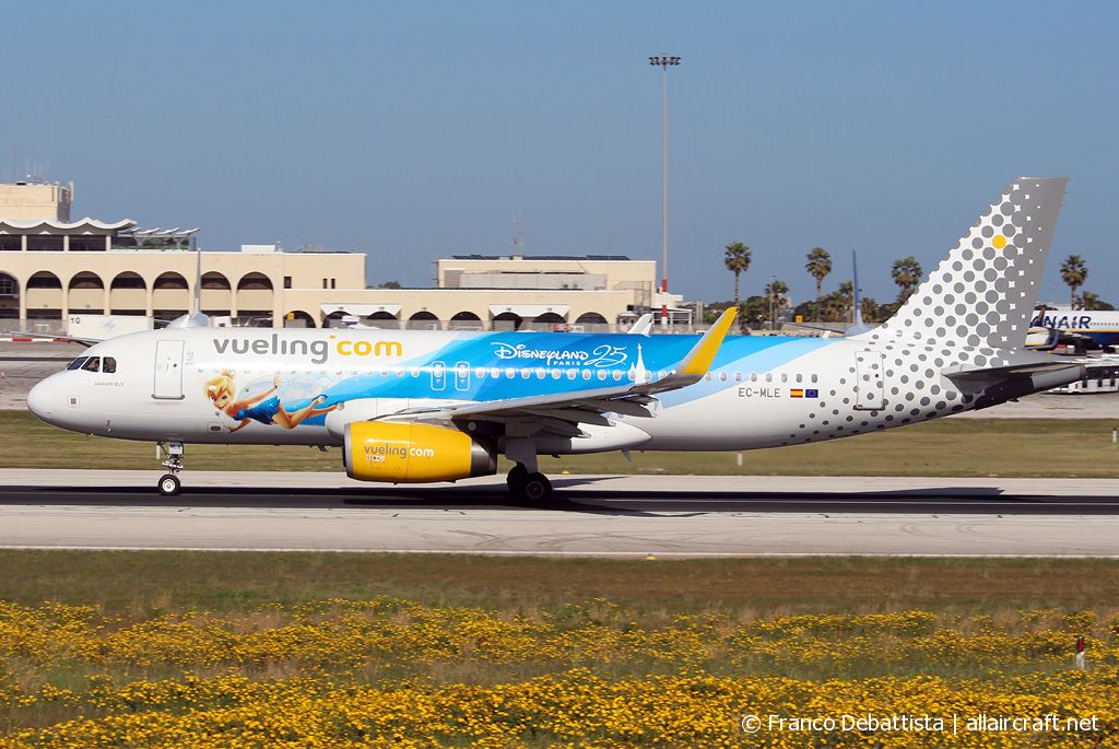 EC-MLE · Airbus A320-232(WL) · (MLA / LMML)