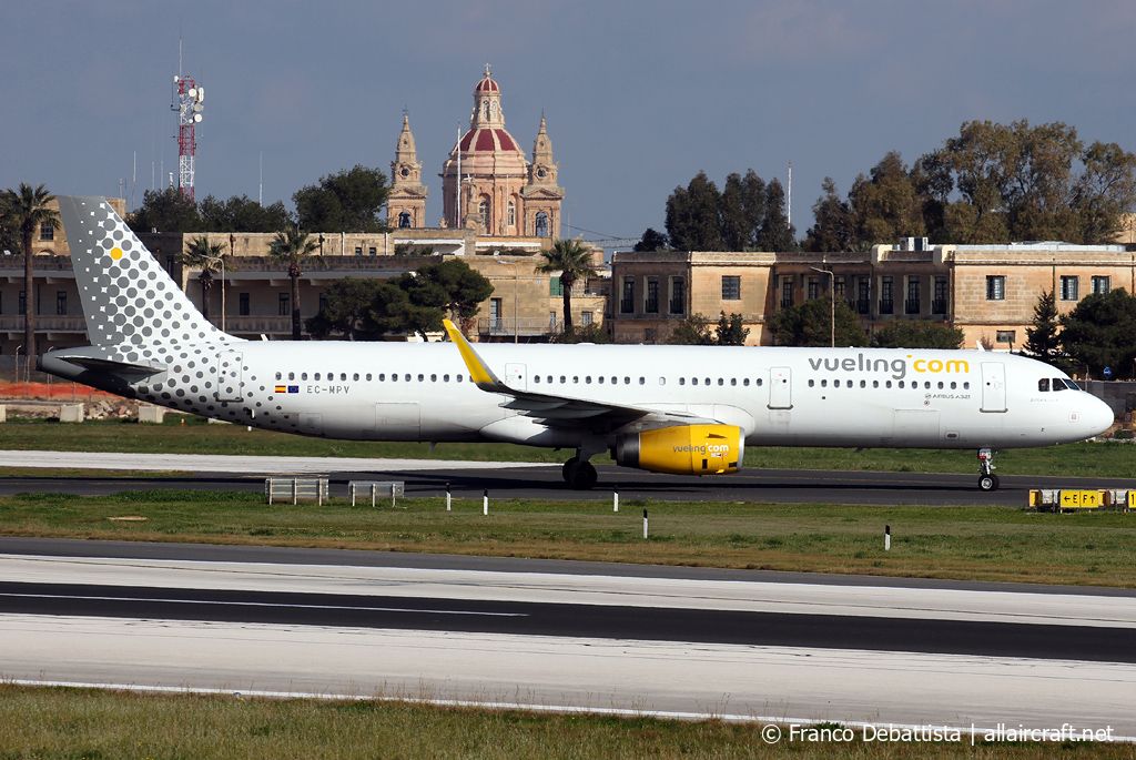 EC-MPV · Airbus A321-231(WL) · (MLA / LMML)