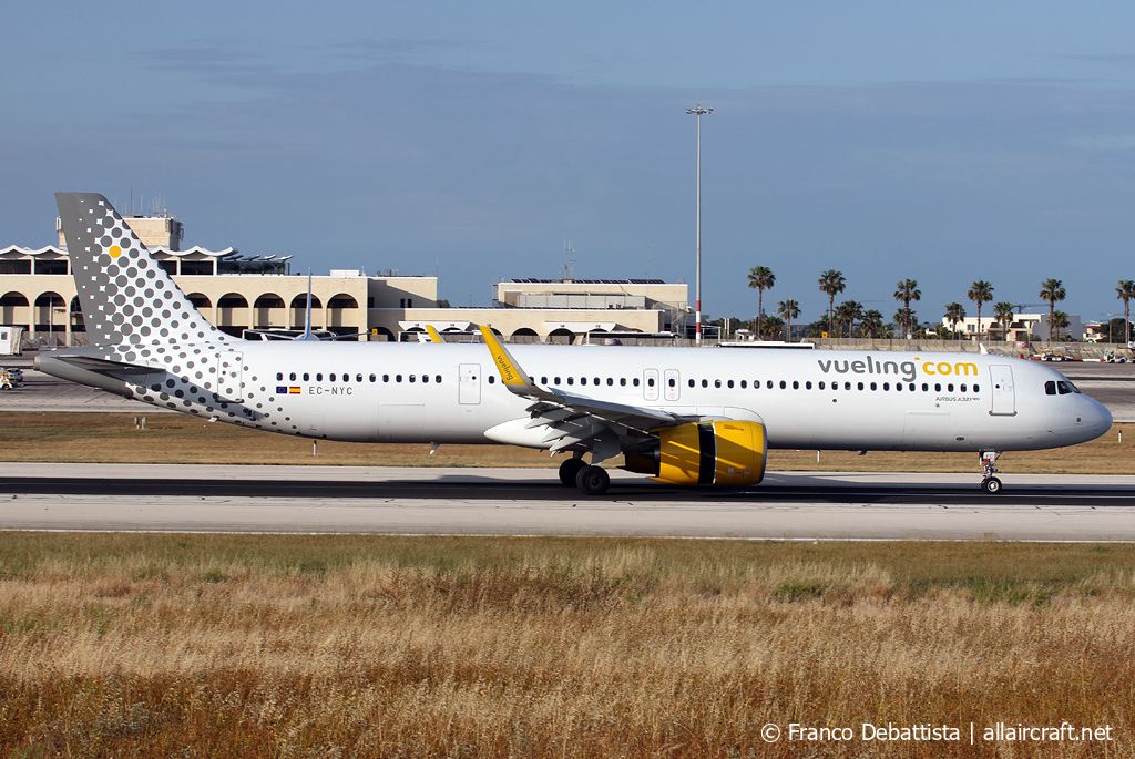 EC-NYC · Airbus A321-271NX · (MLA / LMML)