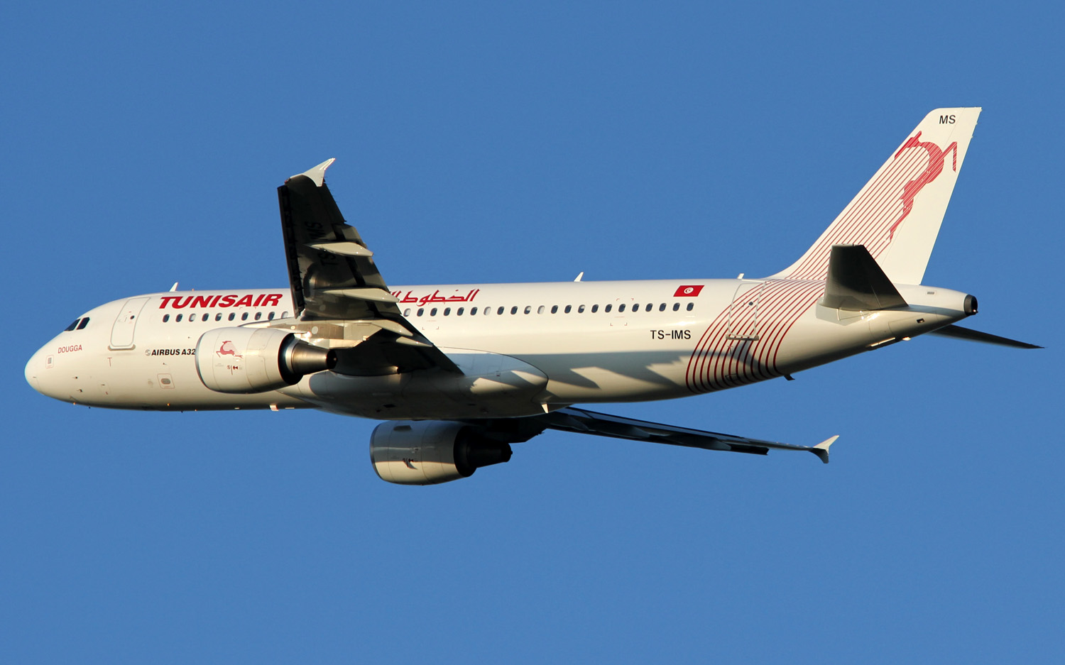 TS-IMS · Airbus A320-214 · (LYS / LFLL)