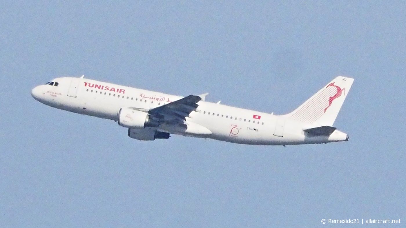 TS-IMG · Airbus A320-211 · (TUN / DTTA)