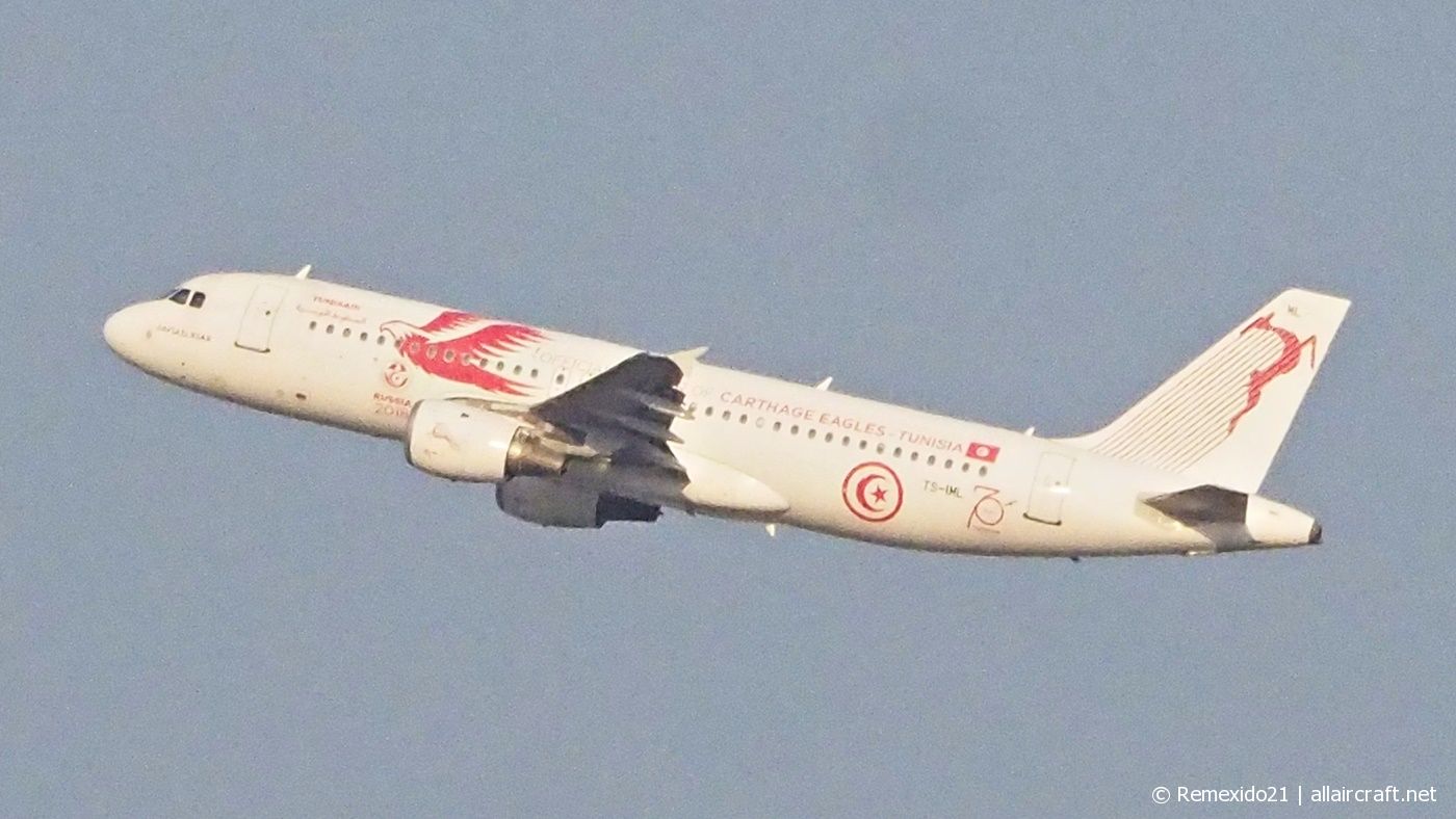 TS-IML · Airbus A320-211 · (TUN / DTTA)