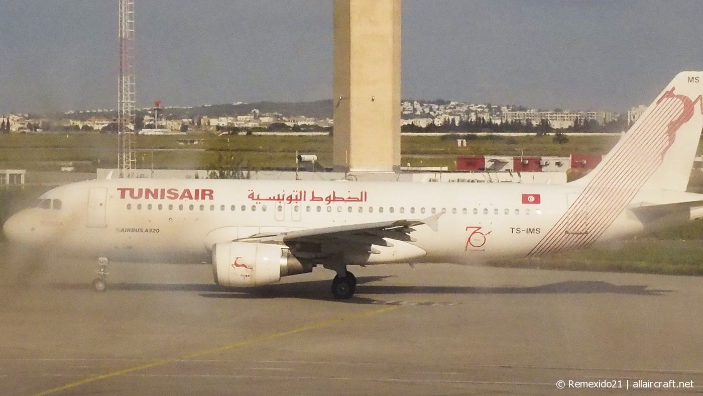TS-IMS · Airbus A320-214 · (TUN / DTTA)