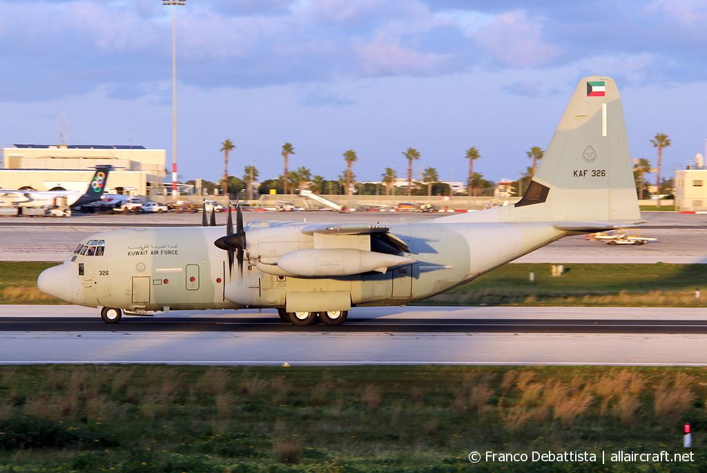 KAF326 · Lockheed Martin KC-130J Hercules · (MLA / LMML)