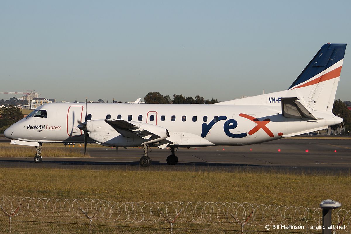 VH-RXE · Saab 340B · (SYD / YSSY)