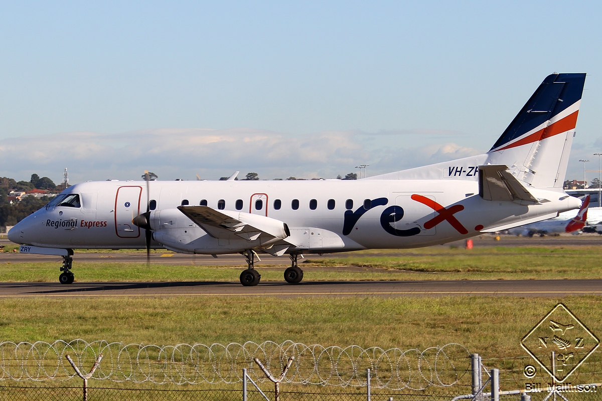 VH-ZRY · Saab 340B · (SYD / YSSY)