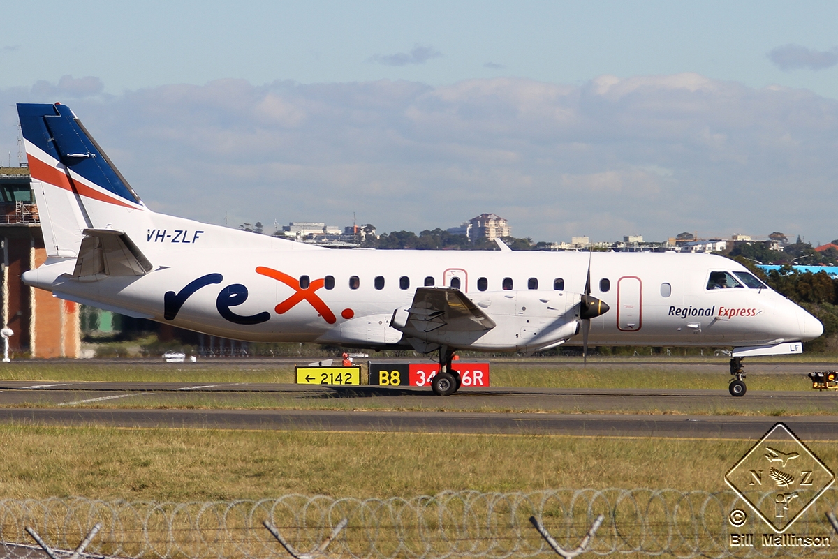 VH-ZLF · Saab 340B · (SYD / YSSY)