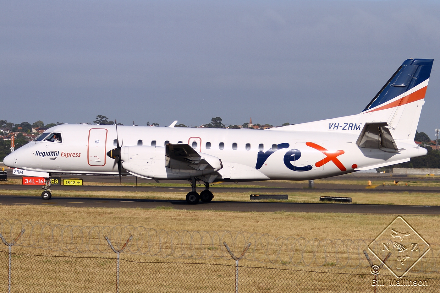VH-ZRM · Saab 340B · (SYD / YSSY)
