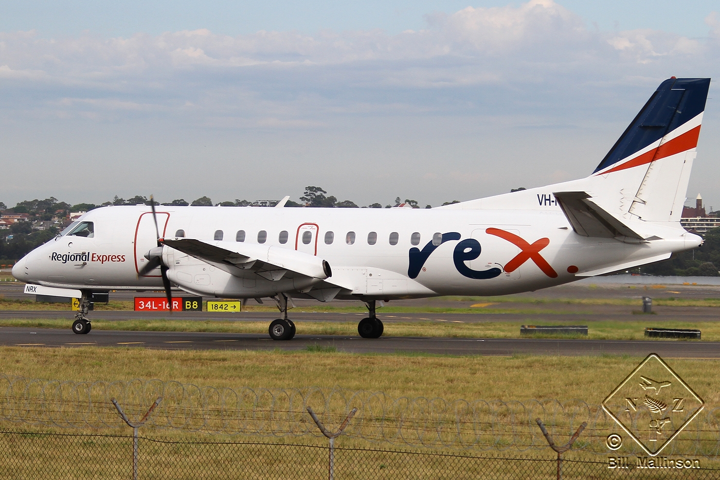 VH-NRX · Saab 340B · (SYD / YSSY)