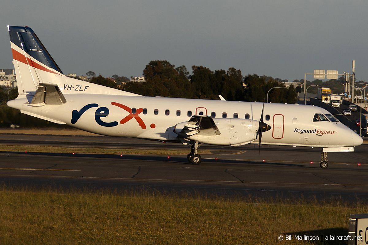 VH-ZLF · Saab 340B · (SYD / YSSY)
