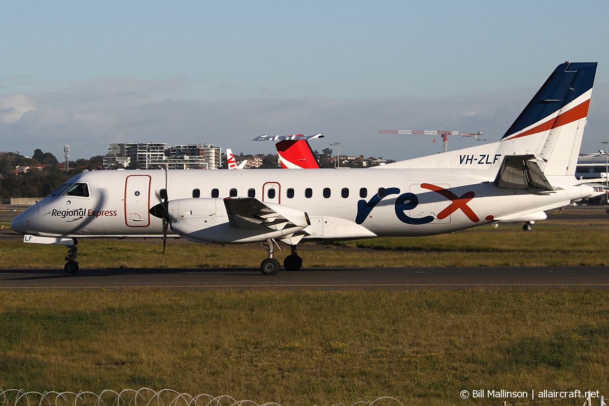 VH-ZLF · Saab 340B · (SYD / YSSY)