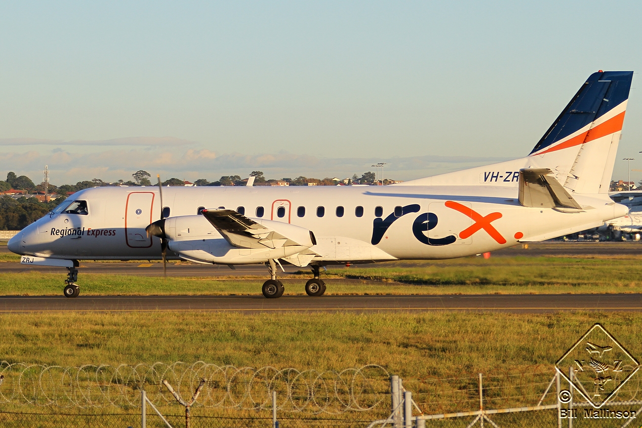 VH-ZRJ · Saab 340B · (SYD / YSSY)