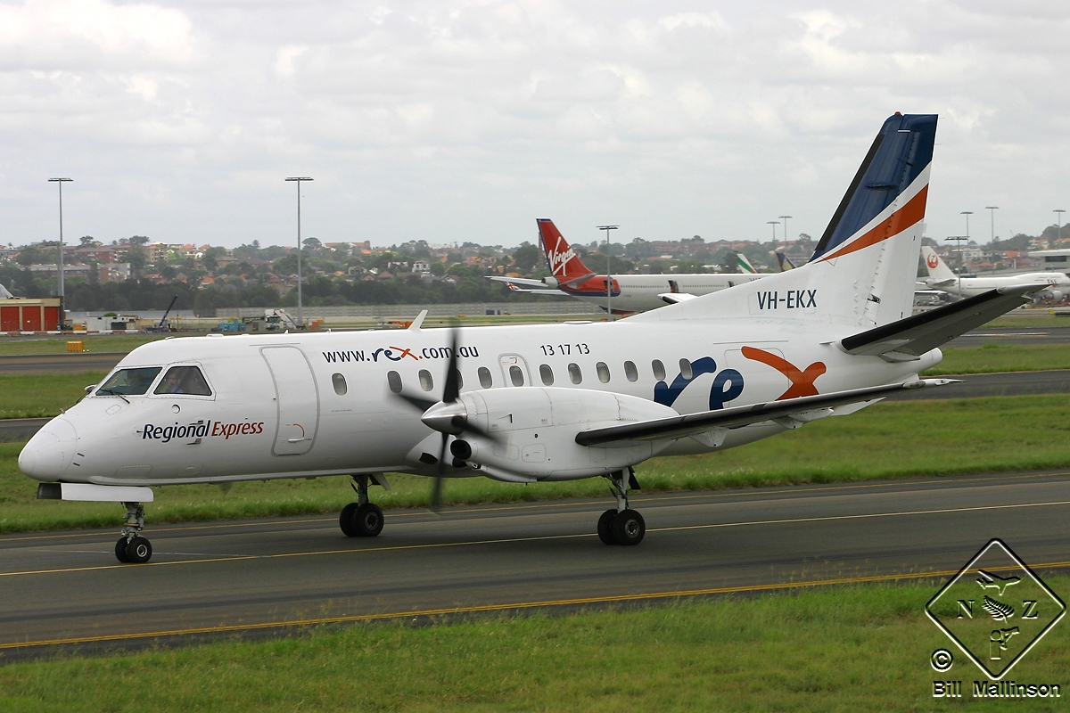 VH-EKX · Saab 340B · (SYD / YSSY)