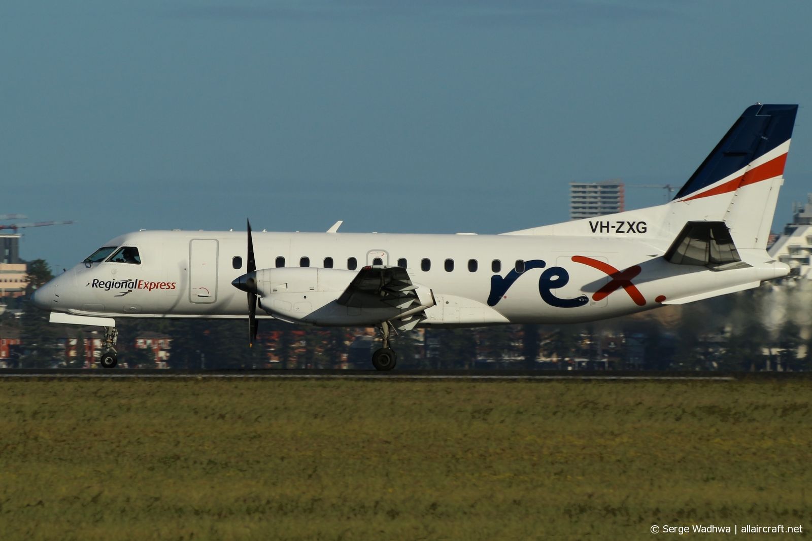 VH-ZXG · Saab 340B · (SYD / YSSY)