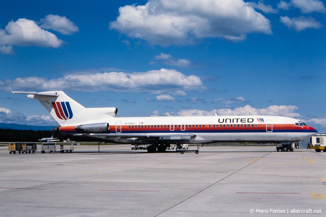 N7645U · Boeing 727-222 · (GVA / LSGG)