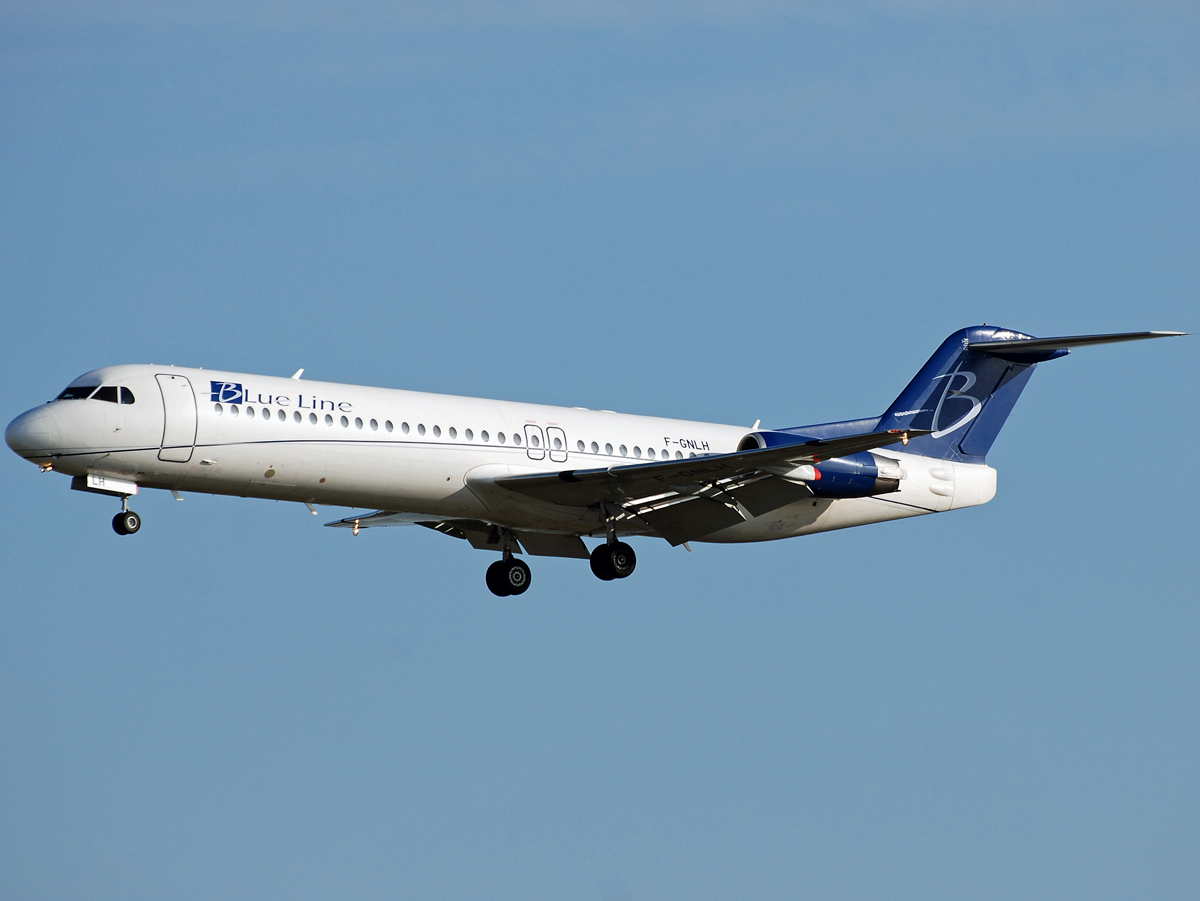 F-GNLH (cn 11311) Fokker 100