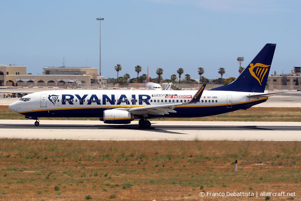 9H-QBD · Boeing 737-8AS(WL) · (MLA / LMML)