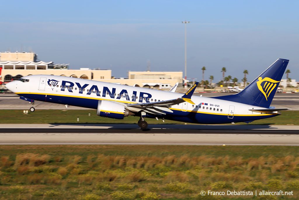 9H-VUI · Boeing 737-8200 MAX · (MLA / LMML)