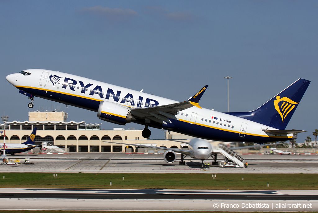 9H-VUS · Boeing 737-8200 MAX · (MLA / LMML)