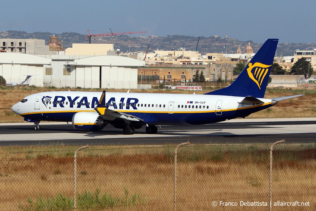 9H-VUY (65896) 2022 Boeing 737-8200 MAX