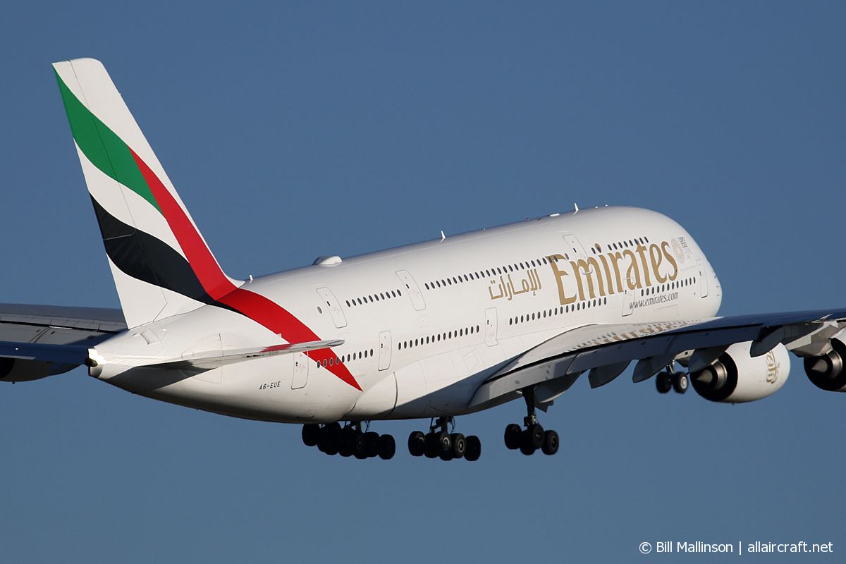 A6-EUE · Airbus A380-861 · (SYD / YSSY)
