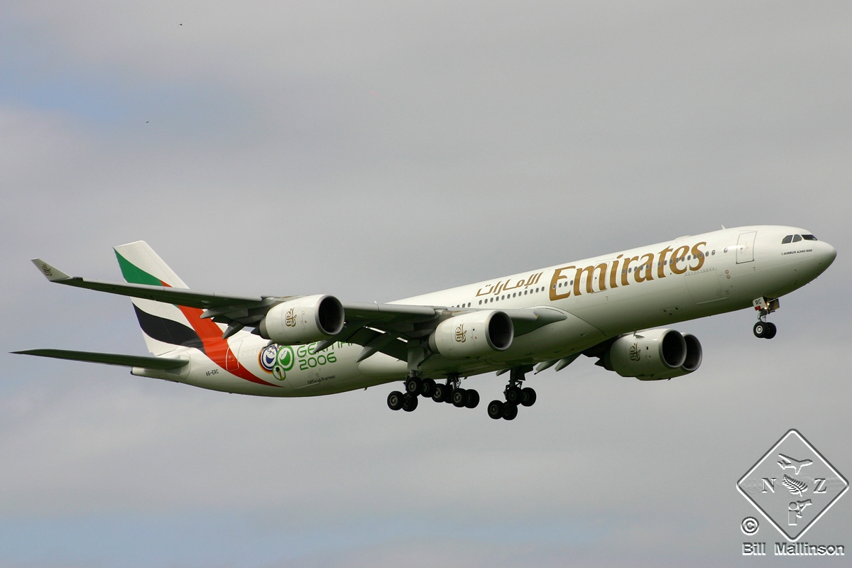 A6-ERC (485) 2003 Airbus A340-541