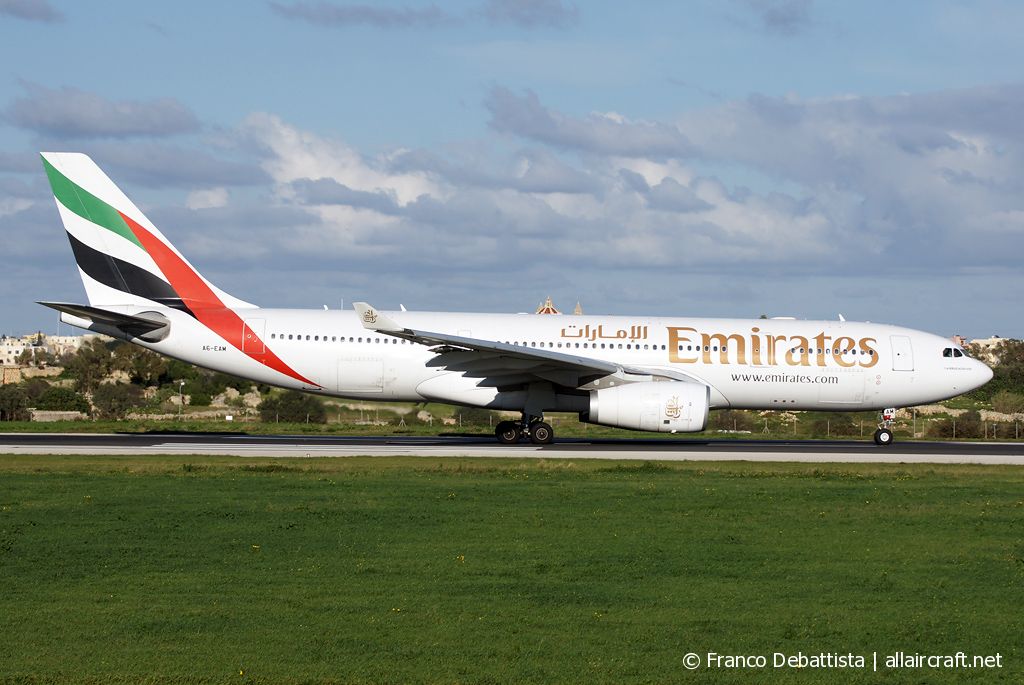A6-EAM · Airbus A330-243 · (MLA / LMML)