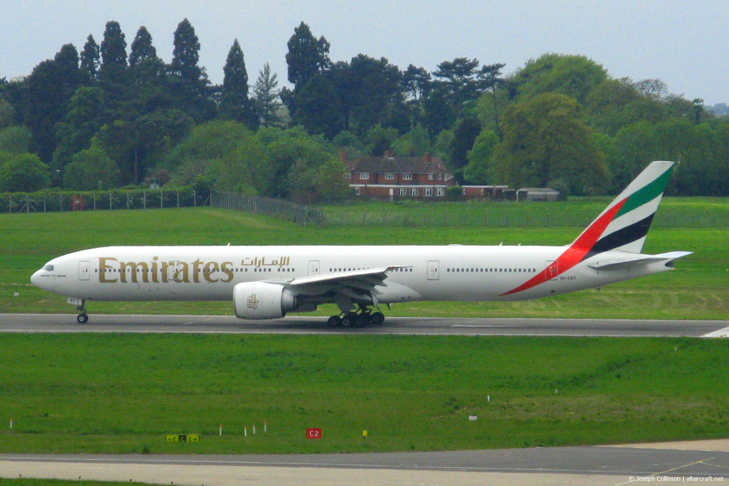 A6-EBT · Boeing 777-31H/ER · (BHX / EGBB)