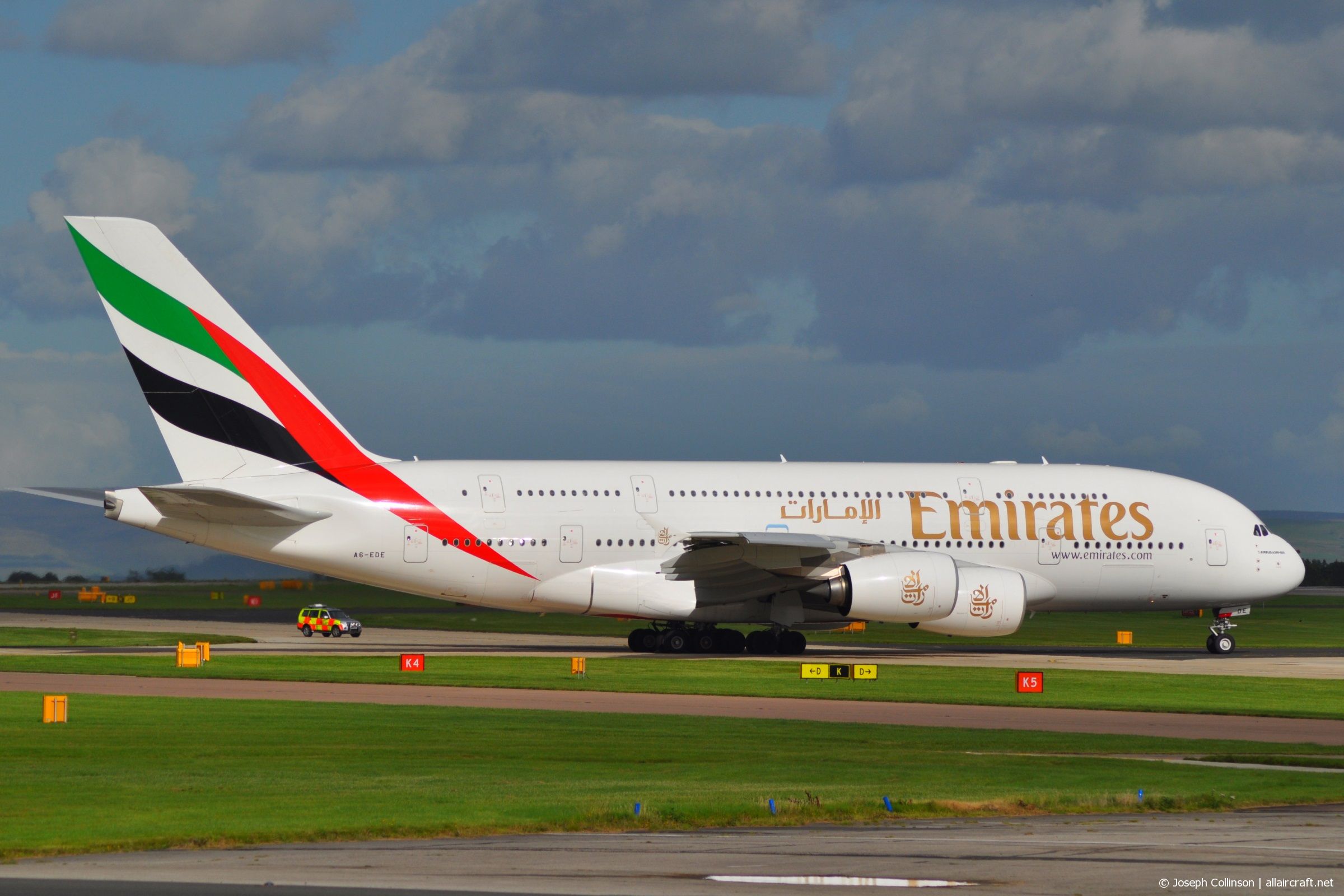 A6-EDE · Airbus A380-861 · (MAN / EGCC)