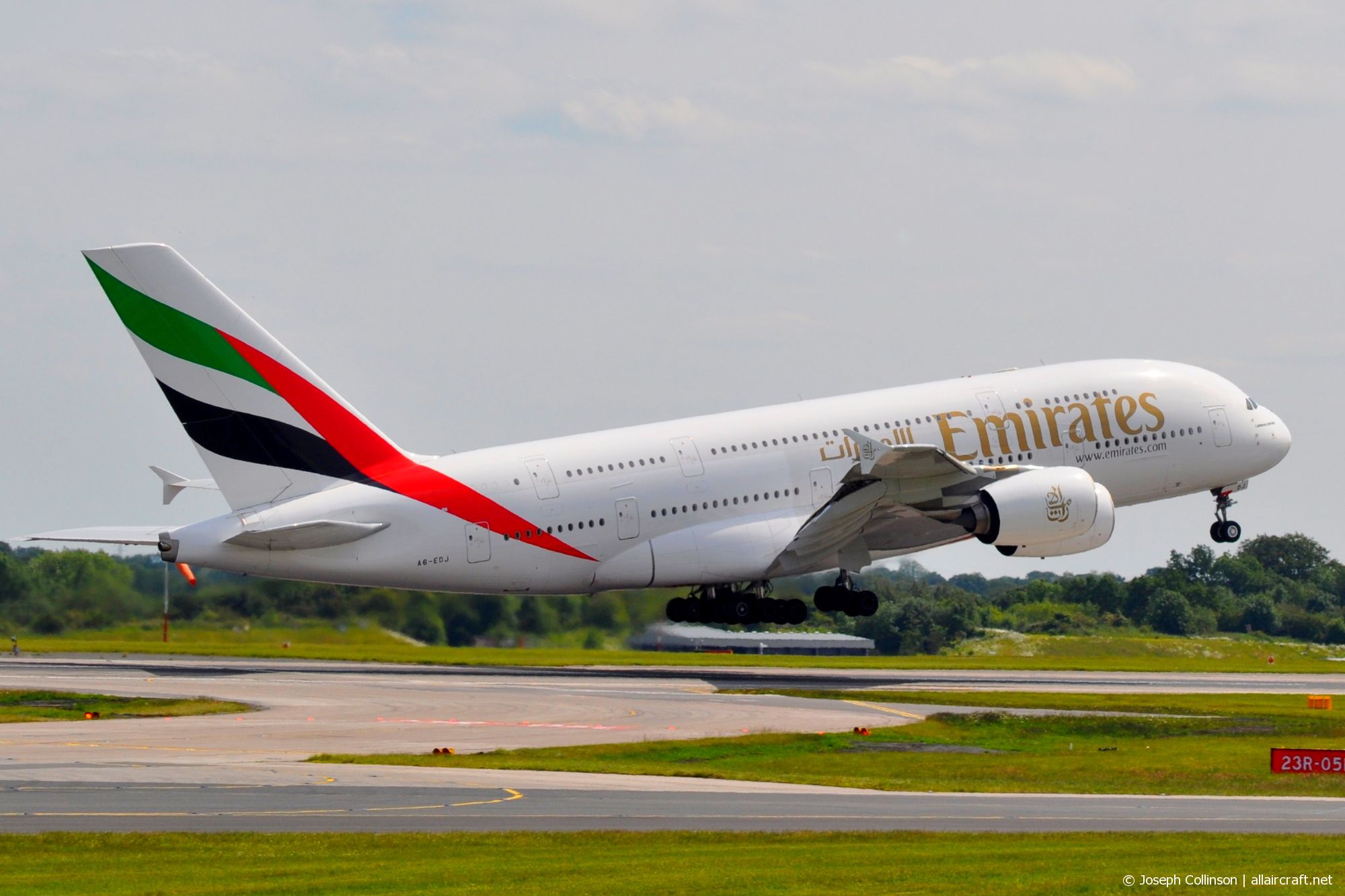 A6-EDJ · Airbus A380-861 · (MAN / EGCC)