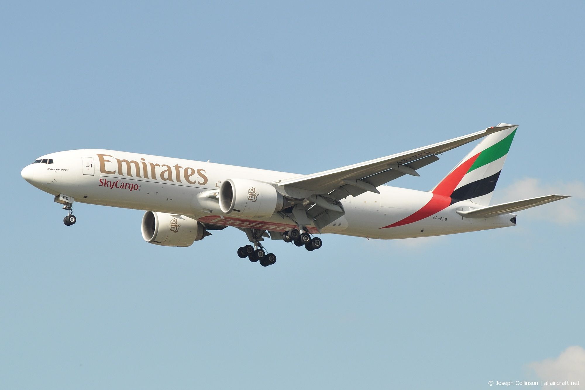 A6-EFD · Boeing 777-F1H · (LHR / EGLL)