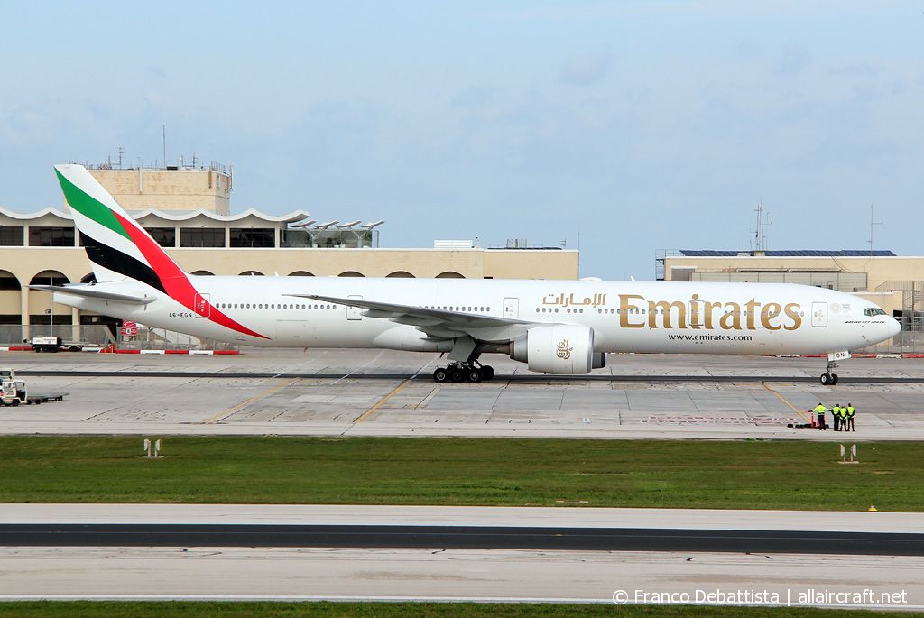 A6-EGN · Boeing 777-31H/ER · (MLA / LMML)