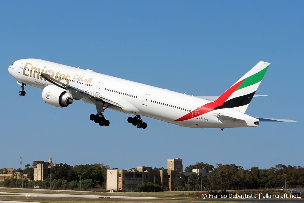 A6-EGQ · Boeing 777-31H/ER · (MLA / LMML)