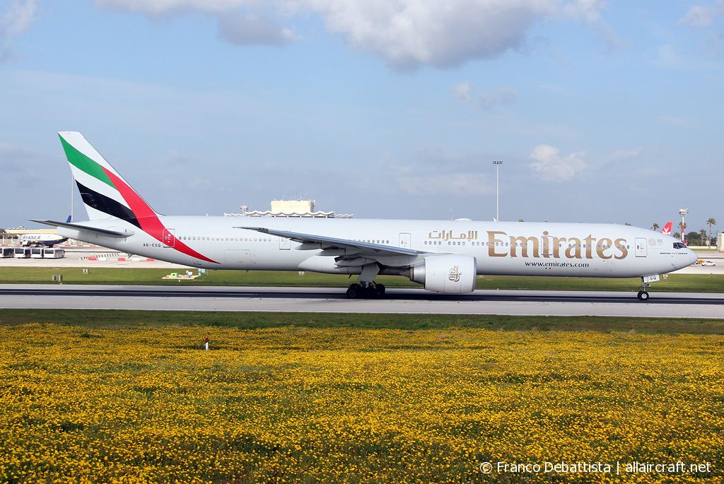 A6-EGQ · Boeing 777-31H/ER · (MLA / LMML)