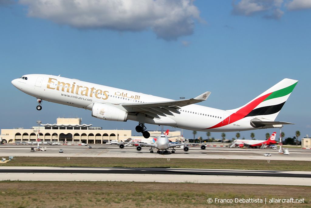 A6-EKY · Airbus A330-243 · (MLA / LMML)