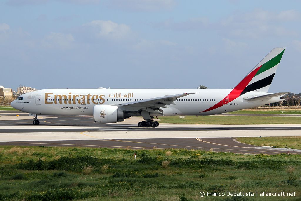 A6-EMI · Boeing 777-21H/ER · (MLA / LMML)