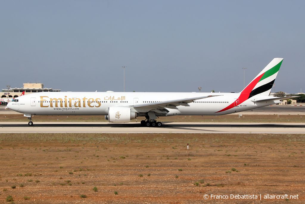 A6-ENC · Boeing 777-31H/ER · (MLA / LMML)