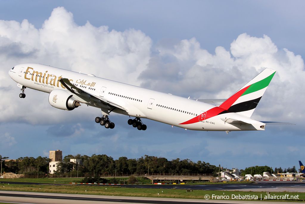 A6-ENG · Boeing 777-31H(ER) · (MLA / LMML)