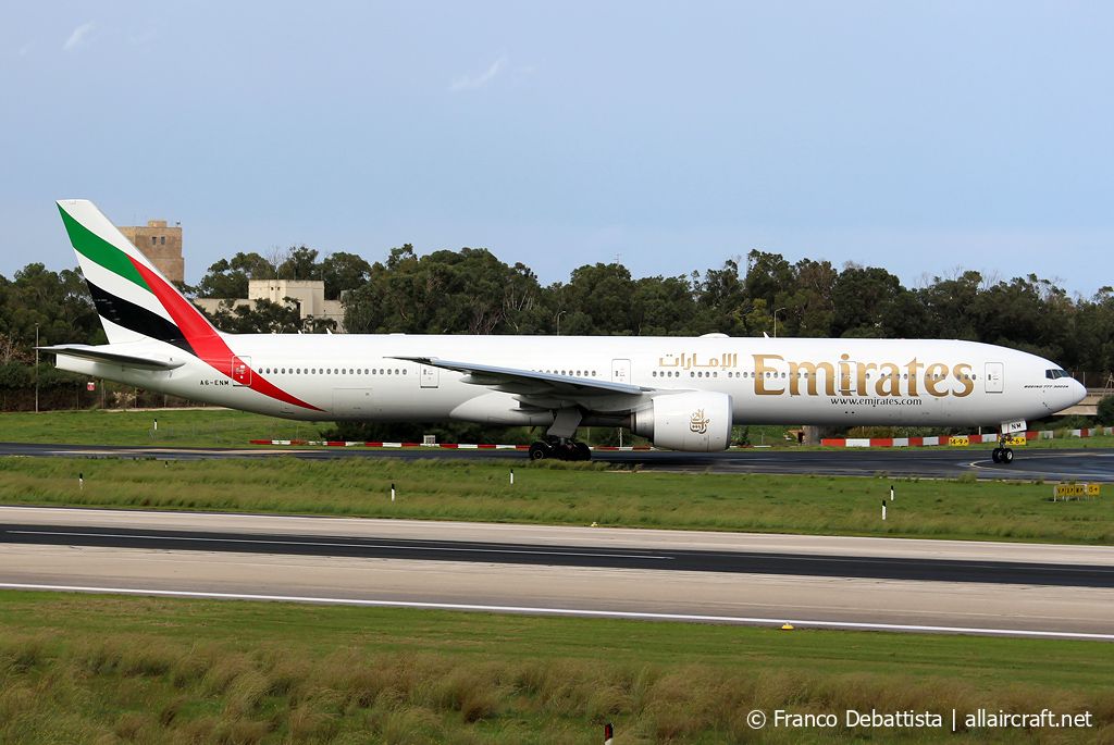 A6-ENM · Boeing 777-31H/ER · (MLA / LMML)
