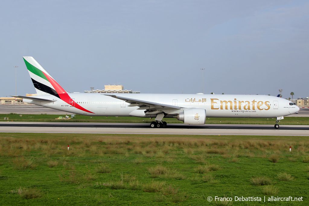 A6-ENP · Boeing 777-31H/ER · (MLA / LMML)