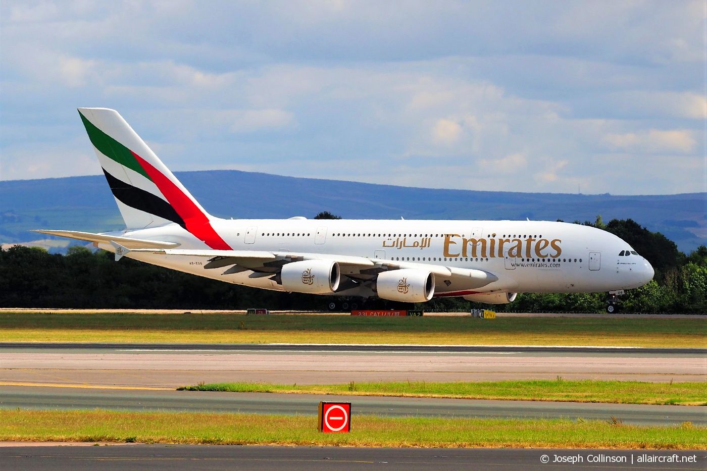 A6-EOB · Airbus A380-861 · (MAN / EGCC)