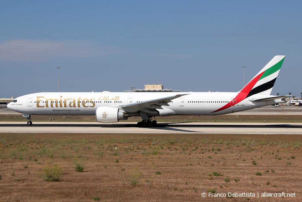 A6-EPF · Boeing 777-31H/ER · (MLA / LMML)