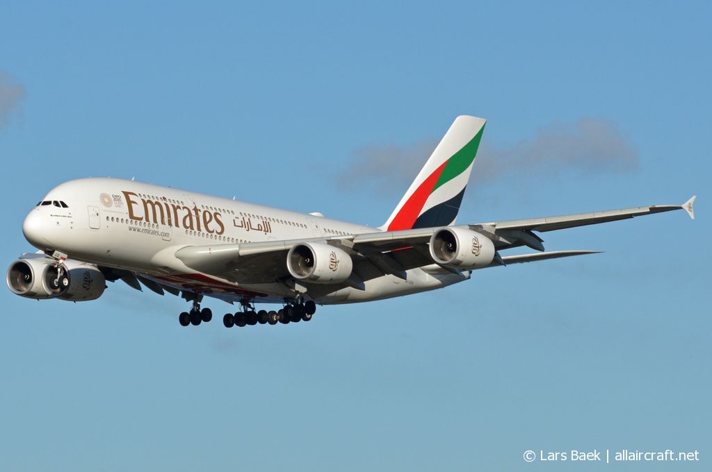 A6-EUQ · Airbus A380-842 · (CPH / EKCH)