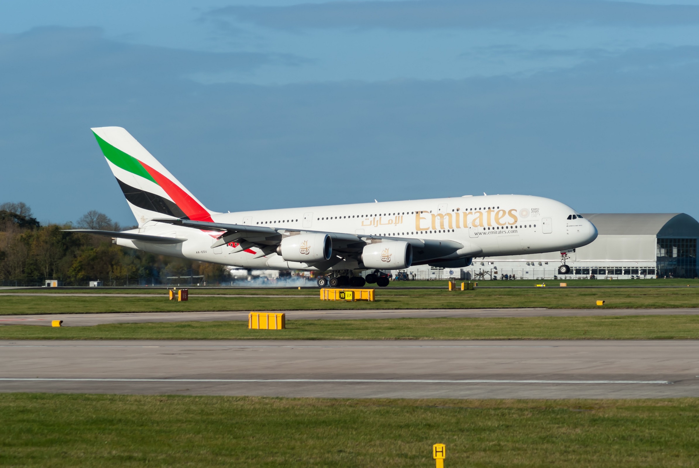 A6-EDU · Airbus A380-861 · (MAN / EGCC)