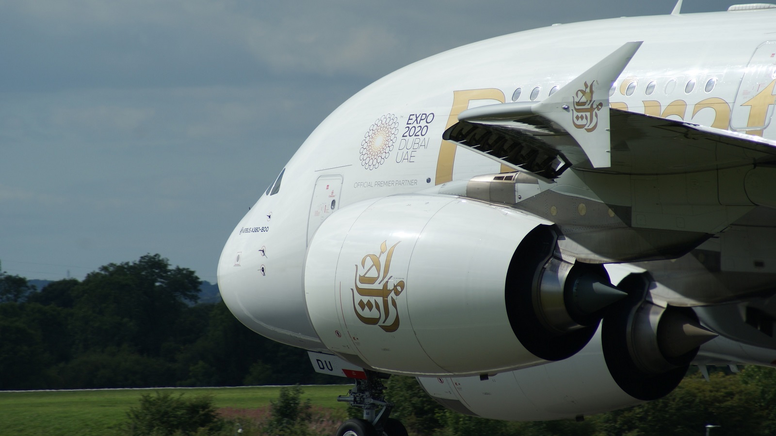 A6-EDU · Airbus A380-861 · (MAN / EGCC)
