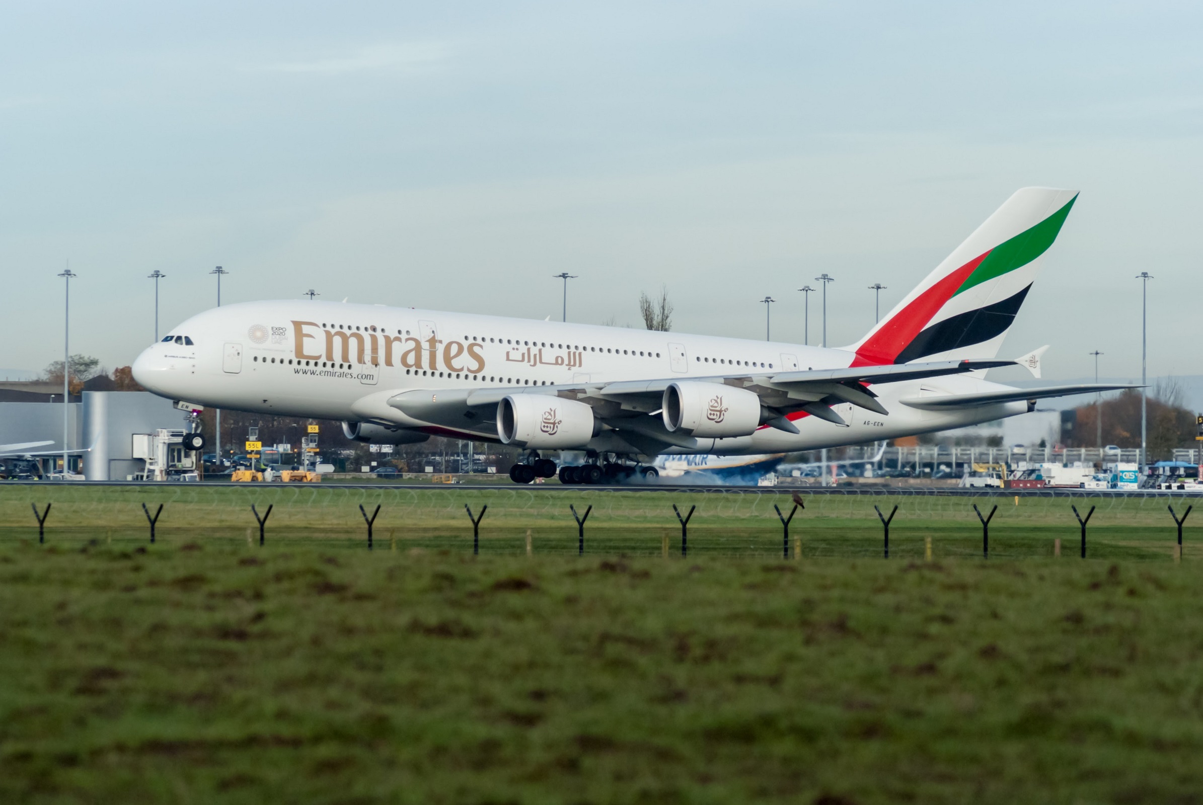 A6-EEN · Airbus A380-861 · (MAN / EGCC)