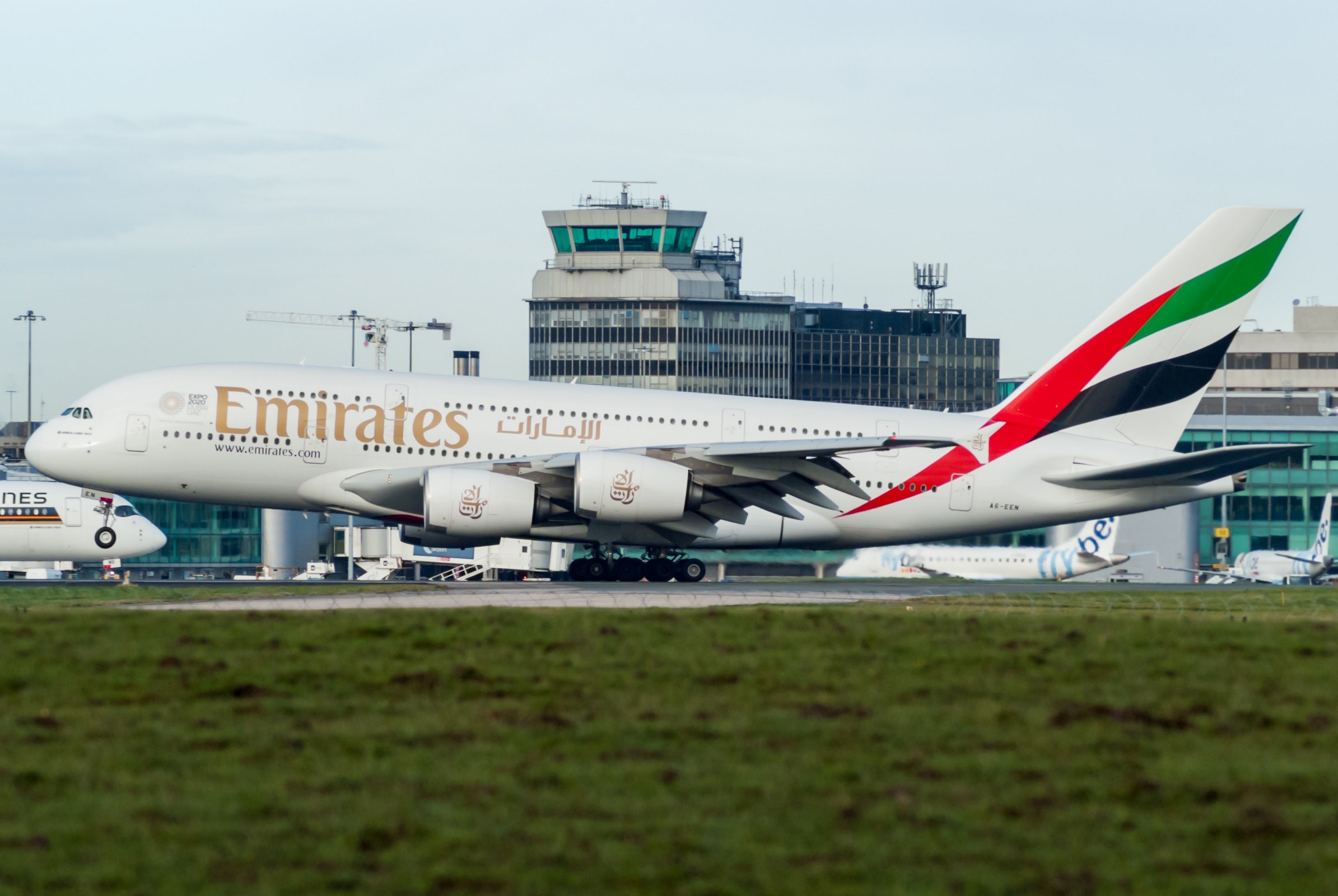 A6-EEN · Airbus A380-861 · (MAN / EGCC)